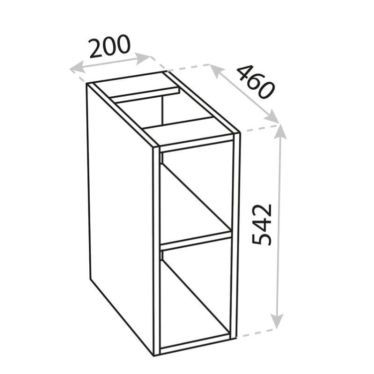 Moduł wiszący 200x460 Lavita