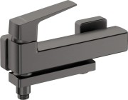 Bateria wannowa ścienna ze składaną wylewką titanium Blur Deante