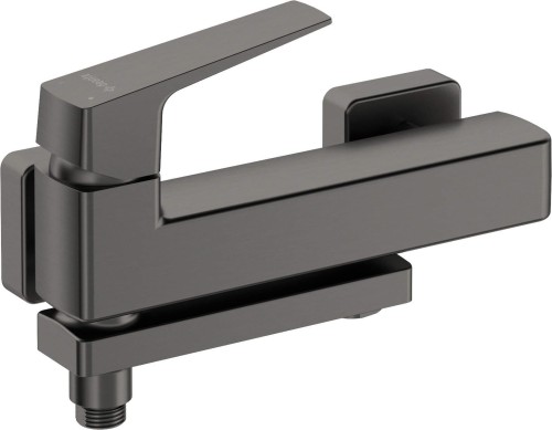 Bateria wannowa ścienna ze składaną wylewką titanium Blur Deante