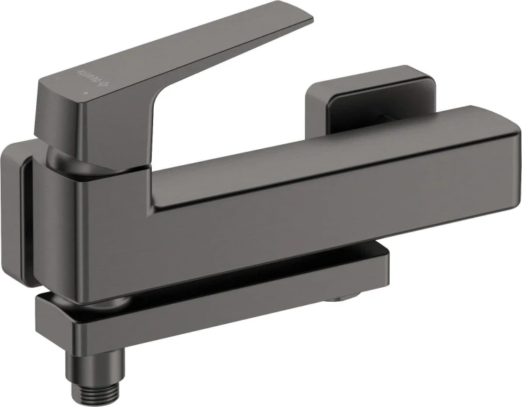 Bateria wannowa ścienna ze składaną wylewką titanium Blur Deante