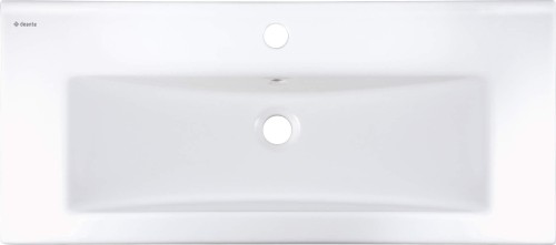 Umywalka ceramiczna wpuszczana biała 81,5x36 Tubo Deante