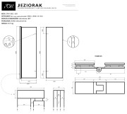 Parawan nawannowy składany Jeziorak 100x150 biały Ad Naturalnie
