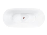 Wanna wolnostojąca olvena v041xlrg 170 cm korek klik klak różowe złoto