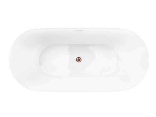 Wanna wolnostojąca olvena v041xlrg 170 cm korek klik klak różowe złoto