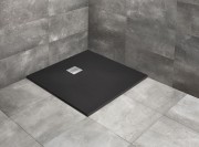 Brodzik czarny kwadratowy Kyntos C 80x80 Black Radaway