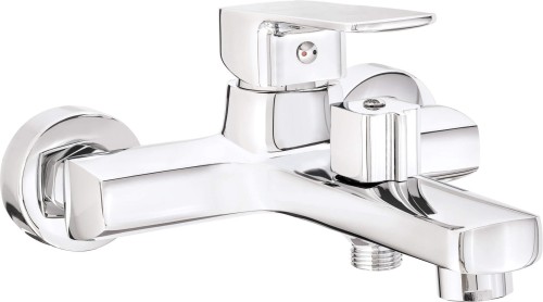 Bateria wannowa ścienna natynkowa Maro Deante chrom BLO010M