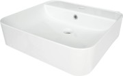 Umywalka ceramiczna wisząca/stawiana Hiacynt New Deante biała