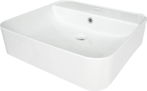 Umywalka ceramiczna wisząca/stawiana Hiacynt New Deante biała