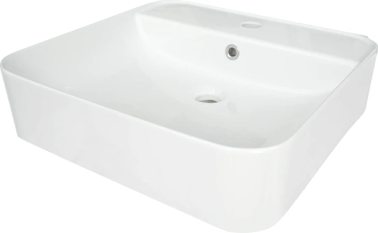 Umywalka ceramiczna wisząca/stawiana Hiacynt New Deante biała