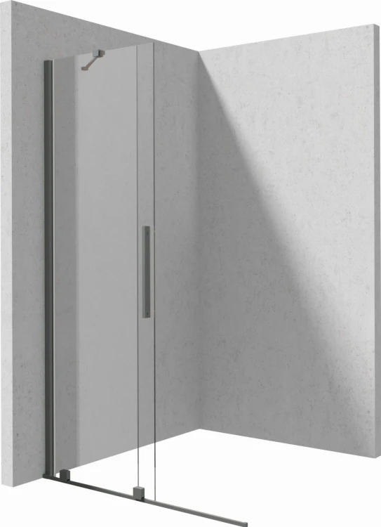 Ścianka prysznicowa walk-in 100x195 titanium Prizma Deante