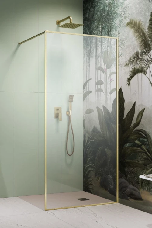 Kabina prysznicowa walk-in Radaway Modo F Brushed Gold II