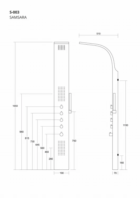 Corsan samsara s003 czarny