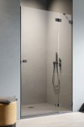 Drzwi prysznicowe Radaway Essenza Pro Black DWJ 130x200 prawe przejrzyste