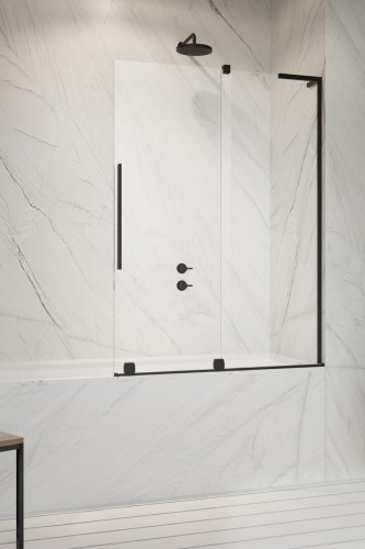 Parawan nawannowy Furo SL Black PND II Radaway prawy