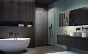 Drzwi prysznicowe Furo Brushed GunMetal DWJ Radaway prawe