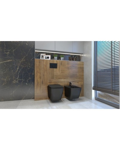 Bidet wiszący Onil Black Lavita