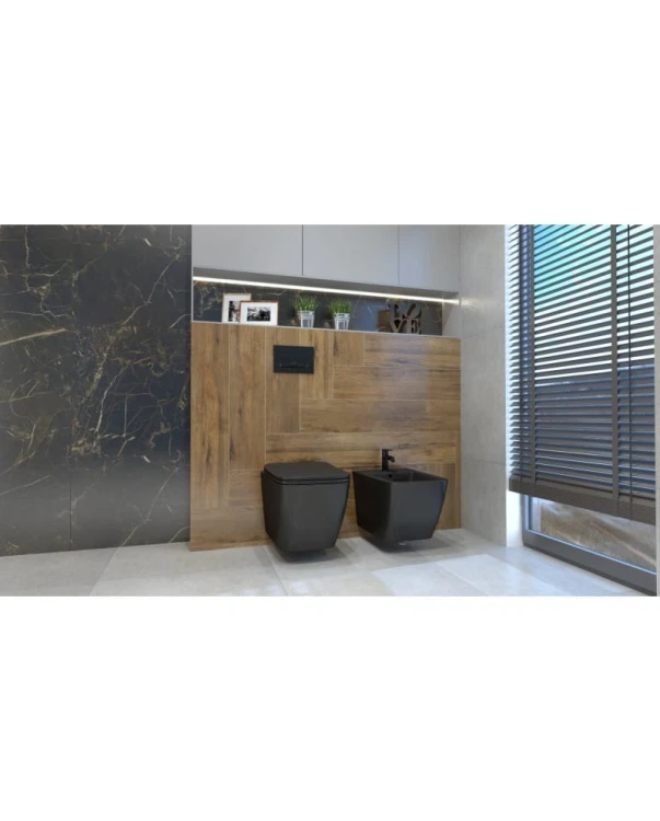 Bidet wiszący Onil Black Lavita