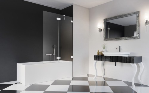 Parawan nawannowy Radaway Essenza Pro White PND II prawy