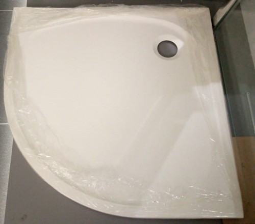 Outlet Brodzik płytki półokrągły Radaway Zantos A 90x90x3,2x1,0