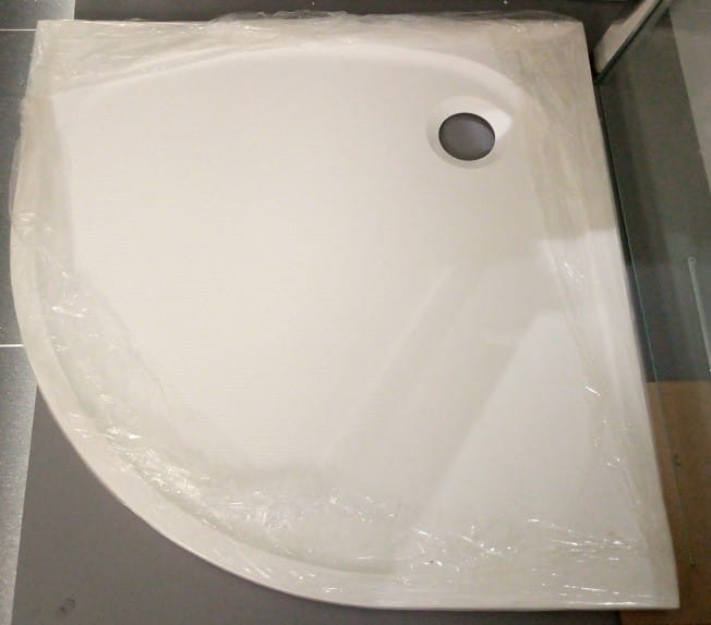 Outlet Brodzik płytki półokrągły Radaway Zantos A 90x90x3,2x1,0