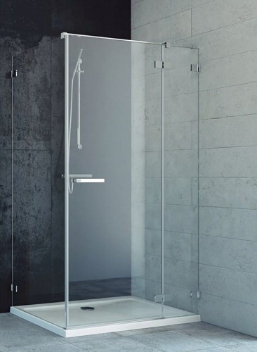 Kabina prostokątna Radaway Euphoria KDJ 100x80x200 prawa, szkło przejrzyste