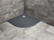 Brodzik półokrągły Kyntos A 100x100 antracytowy Radaway