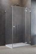 Kabina prysznicowa Essenza Pro Brushed Nickel KDJ Radaway prawa nikiel