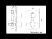 Bateria prysznicowa termostatyczna KOHLMAN Foxal QW431F
