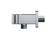 Uchwyt prysznicowy corsan cmu189ch z przyłączem do słuchawki prysznicowej