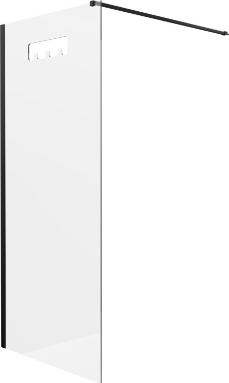 Kabina prysznicowa walk-in z powłoką 100 cm Deante Mokko nero