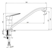Bateria kuchenna stojąca Boro nero czarna Deante