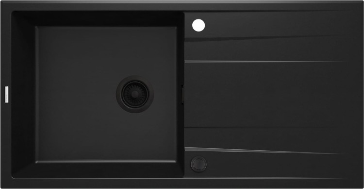 Zlewozmywak granitowy 1-komorowy z ociekaczem Eridan Deante ZQEN713