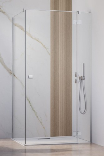 Kabina Radaway Essenza KDJ 80x80x200 prawa, szkło przejrzyste