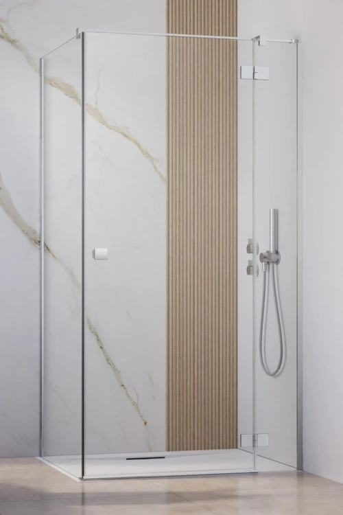 Kabina Radaway Essenza KDJ 80x80x200 prawa, szkło przejrzyste