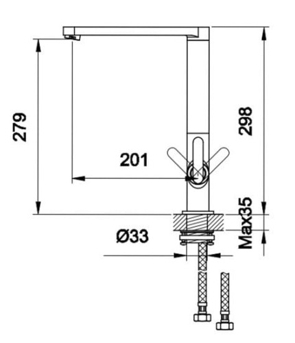 Bateria kuchenna stojąca KOHLMAN Boxine QB140B