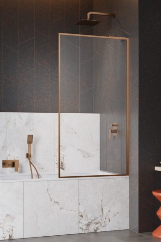 Parawan nawannowy Radaway Modo F SL Brushed Copper PNJ II prawy