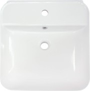 Umywalka ceramiczna wisząca/stawiana Hiacynt New Deante biała