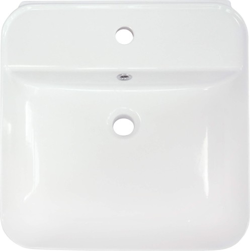 Umywalka ceramiczna wisząca/stawiana Hiacynt New Deante biała