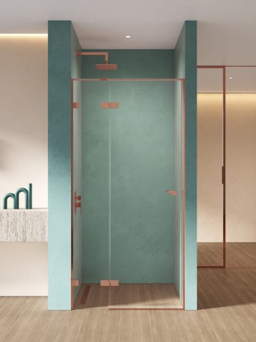 Drzwi prysznicowe New Trendy Eventa Copper Shine lewe czyste