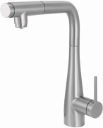 Bateria kuchenna z wyciąganą wylewką stal szczotkowana Eridan Deante