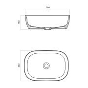 Umywalka nablatowa Queen Lavita