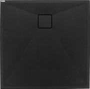Brodzik granitowy kwadratowy 90x90 nero czarny Correo Deante