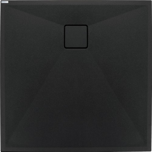 Brodzik granitowy kwadratowy 90x90 nero czarny Correo Deante