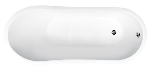 Wanna wolnostojąca Besco GLORIA GLAM 160x68 złota