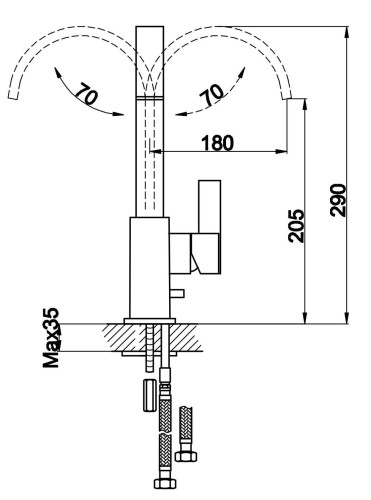 Bateria kuchenna KOHLMAN Dexame QB140D