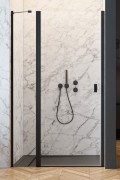 Drzwi prysznicowe Nes 8 Black DWJ II Radaway lewe szkło przejrzyste