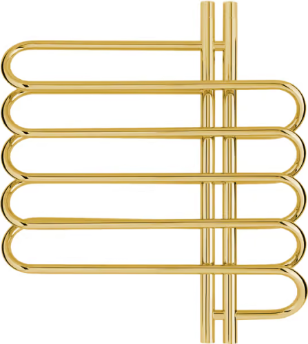 Grzejnik łazienkowy Sunerzha Furore Verso EU50 76x67cm złoty