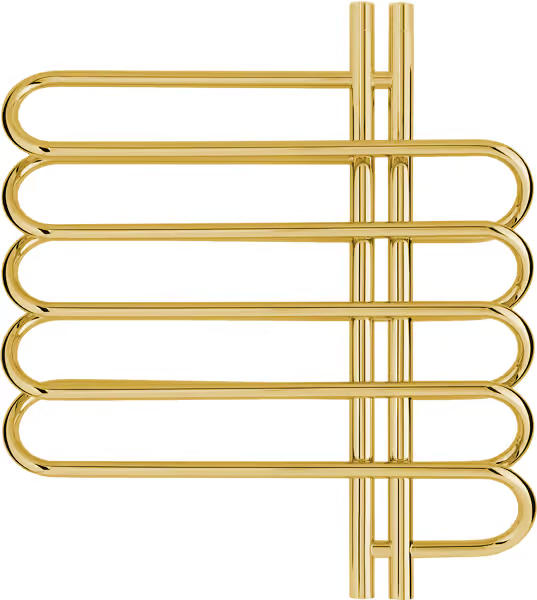 Grzejnik łazienkowy Sunerzha Furore Verso EU50 76x67cm złoty