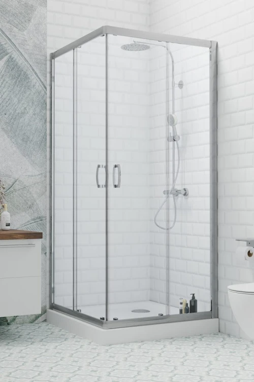 Kabina kwadratowa Radaway Premium Plus C 100x100x190 szkło grafitowe