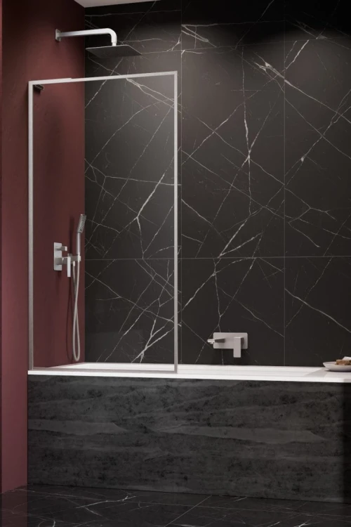 Parawan nawannowy Radaway Modo F SL Brushed Nickel PNJ II lewy